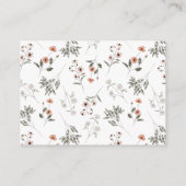 Anfrage für das Babybett Begleitkarte (Rückseite)