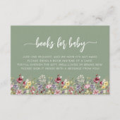 Anfrage für das Babyduschenbuch von Sage Green Wil Begleitkarte (Vorderseite)