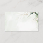 Anfrage für das geometrische Babyduschenbuch Begleitkarte (Rückseite)