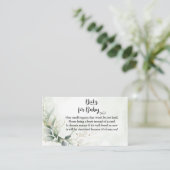 Anfrage für das geometrische Babyduschenbuch Begleitkarte (Stehend Vorderseite)