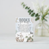 Anfrage für das Kindermädchen Nautic Pirate Begleitkarte (Stehend Vorderseite)