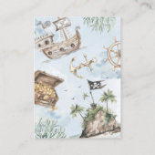 Anfrage für das Kindermädchen Nautic Pirate Begleitkarte (Rückseite)