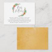 Anfrage für das Tropical Summer Beach Baby Begleitkarte (Vorne/Hinten)