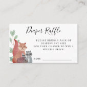 Anfrage für das Windelwaschgerät von Holztieren Begleitkarte (Vorderseite)