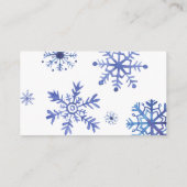 Anfrage für die Rezeption des Winters-Brautparty Begleitkarte (Rückseite)