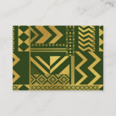 Anfrage für ein afrikanisches Tribal-Baby-Showbuch Begleitkarte (Rückseite)