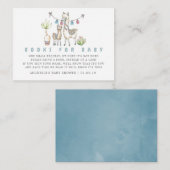 Anfrage für ein Babyduschenbuch zum Thema "Wasserf Begleitkarte (Vorne/Hinten)