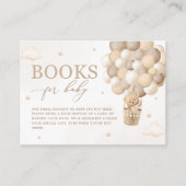 Anfrage für ein neutrales Teddy Bear Baby Shower Begleitkarte (Vorderseite)