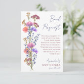 Anfrage für ein zartes Akrylbuch Begleitkarte (Stehend Vorderseite)