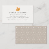 Anfrage für einfaches Ahornblätterbuch Begleitkarte (Vorne/Hinten)