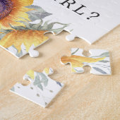 Anfrage für Sonnenblumen Bouquet Flower Girl Puzzle (Seite)