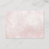 Anfrage für unser Eye Fall Baby Shower Book Begleitkarte (Rückseite)