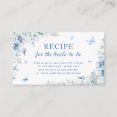 Anfrage nach Blauem Brautparty Begleitkarte (Vorderseite)