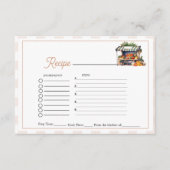 Anfrage nach dem Brautparty "Fresh off the Market" Begleitkarte (Vorderseite)