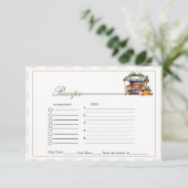 Anfrage nach dem Brautparty "Fresh off the Market" Begleitkarte (Stehend Vorderseite)