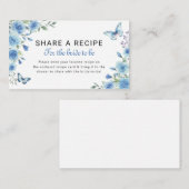 Anfrage nach einem Rezept für blaues Brautparty Begleitkarte (Vorne/Hinten)