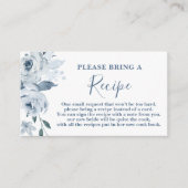 Anfrage nach einer Rezept-Karte für das Brautparty Begleitkarte (Vorderseite)