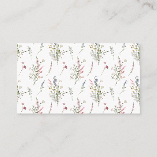 Anfrage nach Petals und Prosecco-Brautparty Begleitkarte (Rückseite)