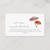 Anfrage nach Rezepten für Mushroom-Brautparty Begleitkarte (Vorderseite)