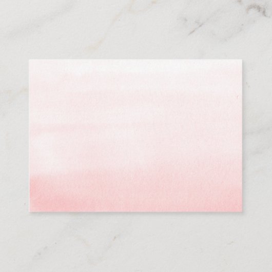 Anfrage nach tropisch getrockneten Pampas Grass Ba Visitenkarte (Rückseite)