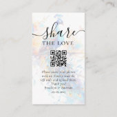 Anfrage QR-Code für die gemeinsame Nutzung von Hoc Begleitkarte (Rückseite)