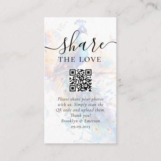 Anfrage QR-Code für die gemeinsame Nutzung von Hoc Begleitkarte (Vorderseite)