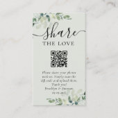 Anfrage QR-Code für die gemeinsame Nutzung von Hoc Begleitkarte (Vorderseite)