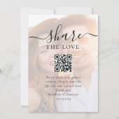 Anfrage QR-Code für die gemeinsame Nutzung von Hoc Karte (Vorderseite)