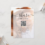 Anfrage QR-Code für die gemeinsame Nutzung von Hoc Karte (Vorderseite/Rückseite Beispiel)