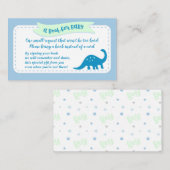 Anfrage zur Baby Boy Book Card | Babyparty Begleitkarte (Vorne/Hinten)