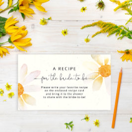 Anfrage zur Brautparty-Wildblume Begleitkarte