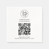 Anfrage zur Überprüfung des QR-Codes für die Überp Serviette (Vorderseite)