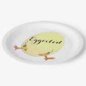 Anfügen des Babynamens Pappteller (Schrägansicht)