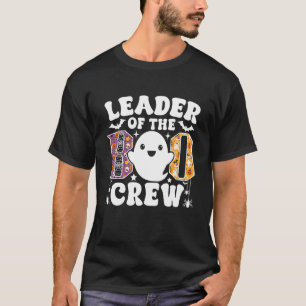 Anführer der Boo-Crew Lustiger Geist Halloween-Kos T-Shirt