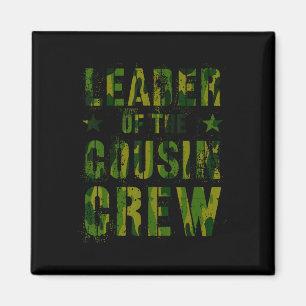 Anführer der Cousin-Crew Lustige Oma Opa Ca Magnet