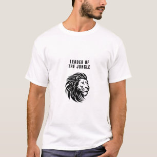 Anführer des Dschungel Löwe Grafik Streetwear Schw T-Shirt