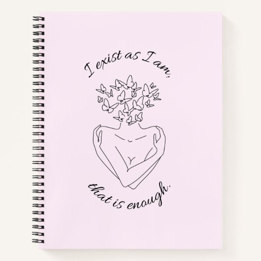 Anführungsheft, motivierend Zeitschrift Notizblock (Vorderseite)