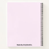 Anführungsheft, motivierend Zeitschrift Notizblock (Rückseite)