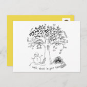 Anführungskarte für Inspiration Postkarte (Vorne/Hinten)