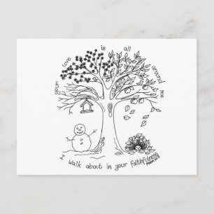 Anführungskarte für Inspiration Postkarte