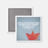 Anführungsmagnet für motivierend und Inspiration Magnet (Vorderseite/Rückseite)