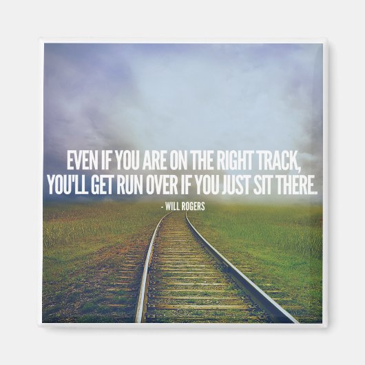 Anführungsmagnet für motivierend und Inspiration Magnet (Vorne)