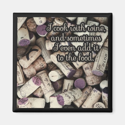 Anführungsmagnet für Weinkorken Magnet (Vorne)