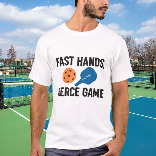 Anführungsname des Pickleball-Spielers T-Shirt
