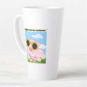 Anführungsschwein - Ferkel bei Kälte Milchtasse (Linke Ecke)