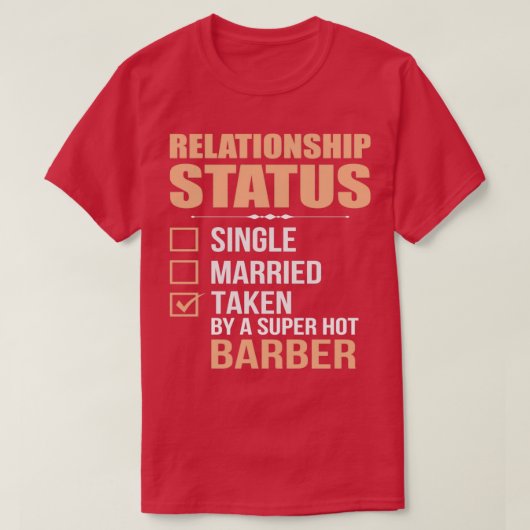 Anführungsstatus Barber-Zitat T-Shirt (Design vorne)