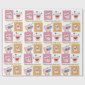 Anführungsstriche Geschenkpapier (Flach)