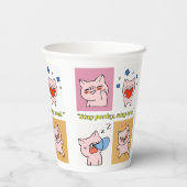 Anführungsstriche Pappbecher (Rückseite)