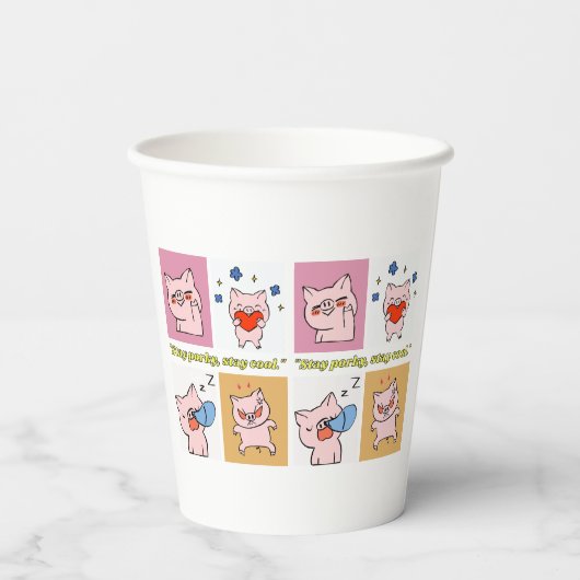 Anführungsstriche Pappbecher (Rückseite)