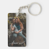 Anführungstext einer benutzerdefinierten, elegante schlüsselanhänger (Rückseite)